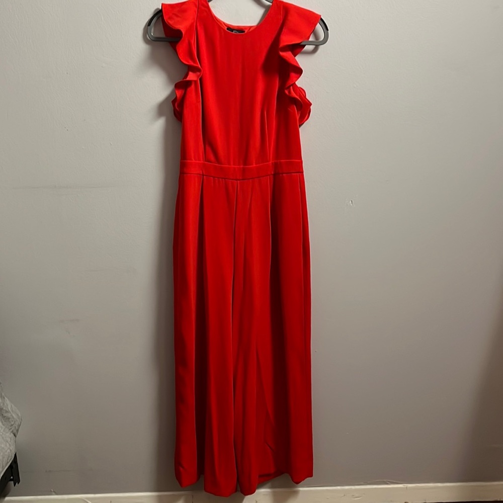 Jcrew Red Jumpsuit